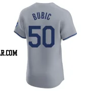 Kris Bubic Men's Kansas City Royals Gray Elite Road Jersey