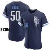 Kris Bubic Men's Kansas City Royals Navy Authentic 2022 City Connect Jersey