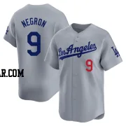 Kristopher Negron Men's Los Angeles Dodgers Gray Limited Away Jersey