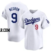 Kristopher Negron Men's Los Angeles Dodgers White Limited Home Jersey