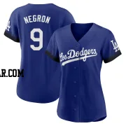 Kristopher Negron Women's Los Angeles Dodgers Royal Authentic 2021 City Connect Jersey