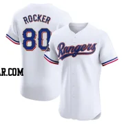 Kumar Rocker Men's Texas Rangers Gold Elite White 2024 Collection Jersey