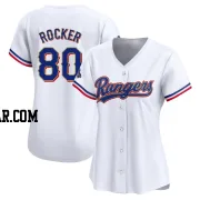 Kumar Rocker Women's Texas Rangers Gold Limited White 2024 Collection Jersey