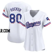 Kumar Rocker Women's Texas Rangers White Limited Home Jersey