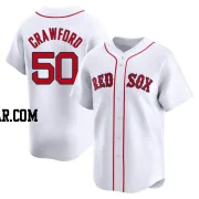 Kutter Crawford Men's Boston Red Sox White Limited Home Jersey