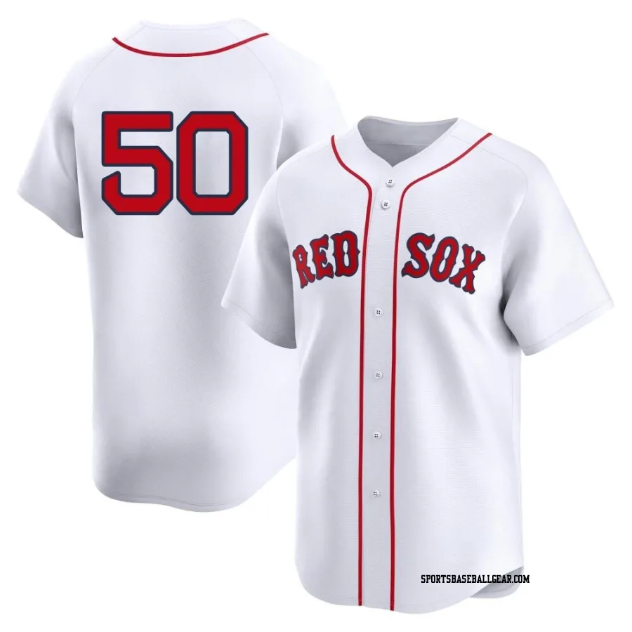 Kutter Crawford Youth Boston Red Sox White Limited 2nd Home Jersey