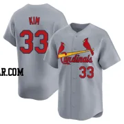 Kwang Hyun Kim Men's St. Louis Cardinals Gray Limited Away Jersey