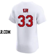 Kwang Hyun Kim Men's St. Louis Cardinals White Elite Home Jersey