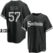 Ky Bush Men's Chicago White Sox Black Replica 2021 City Connect Jersey