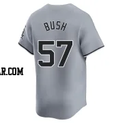 Ky Bush Men's Chicago White Sox Gray Limited Road Jersey