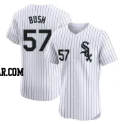 Ky Bush Men's Chicago White Sox White Elite Home Jersey