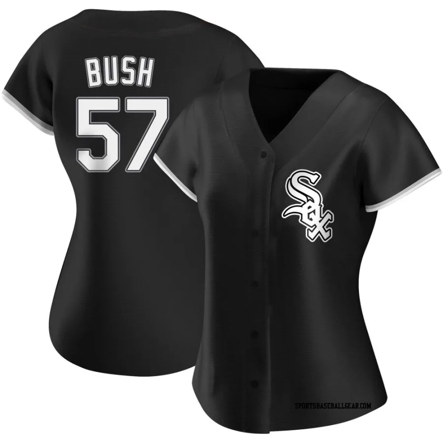 Ky Bush Women's Chicago White Sox Black Authentic Alternate Jersey