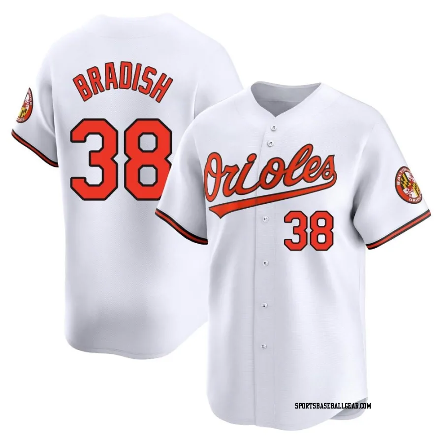 Kyle Bradish Men's Baltimore Orioles White Limited Home Jersey