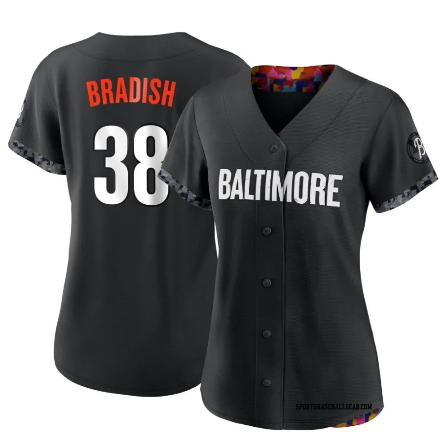 Kyle Bradish Women's Baltimore Orioles Black Authentic 2023 City Connect Jersey