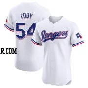 Kyle Cody Men's Texas Rangers White Elite Home Jersey