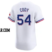 Kyle Cody Men's Texas Rangers White Elite Home Jersey