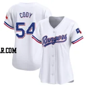 Kyle Cody Women's Texas Rangers White Limited Home Jersey