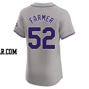 Kyle Farmer Men's Colorado Rockies Gray Elite Road Jersey