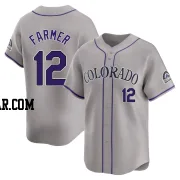 Kyle Farmer Men's Colorado Rockies Gray Limited Road Jersey