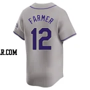 Kyle Farmer Men's Colorado Rockies Gray Limited Road Jersey