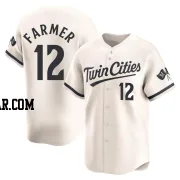 Kyle Farmer Men's Minnesota Twins Cream Limited Alternate Jersey