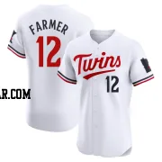 Kyle Farmer Men's Minnesota Twins White Elite Home Jersey