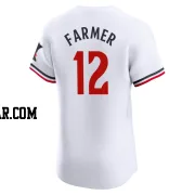 Kyle Farmer Men's Minnesota Twins White Elite Home Jersey