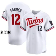 Kyle Farmer Men's Minnesota Twins White Limited Home Jersey