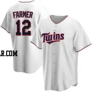 Kyle Farmer Men's Minnesota Twins White Replica Home Jersey