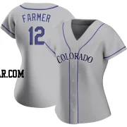 Kyle Farmer Women's Colorado Rockies Gray Authentic Road Jersey