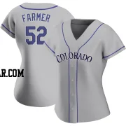 Kyle Farmer Women's Colorado Rockies Gray Authentic Road Jersey