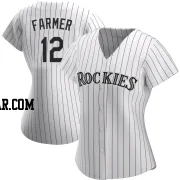 Kyle Farmer Women's Colorado Rockies White Authentic Home Jersey