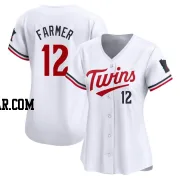 Kyle Farmer Women's Minnesota Twins White Limited Home Jersey