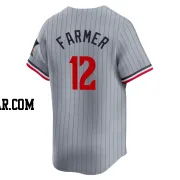 Kyle Farmer Youth Minnesota Twins Gray Limited Road Jersey