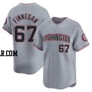 Kyle Finnegan Men's Washington Nationals Gray Limited Road Jersey