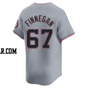 Kyle Finnegan Men's Washington Nationals Gray Limited Road Jersey