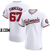 Kyle Finnegan Men's Washington Nationals White Elite Home Jersey