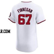 Kyle Finnegan Men's Washington Nationals White Elite Home Jersey