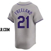 Kyle Freeland Men's Colorado Rockies Gray Limited Road Jersey