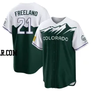 Kyle Freeland Men's Colorado Rockies Green Replica 2022 City Connect Jersey