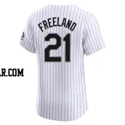 Kyle Freeland Men's Colorado Rockies White Elite Home Jersey