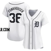 Kyle Funkhouser Women's Detroit Tigers White Limited Home Jersey