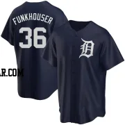 Kyle Funkhouser Youth Detroit Tigers Navy Replica Alternate Jersey