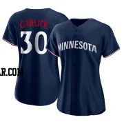 Kyle Garlick Women's Minnesota Twins Navy Authentic Alternate Jersey