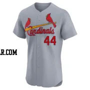 Kyle Gibson Men's St. Louis Cardinals Gray Elite Road Jersey