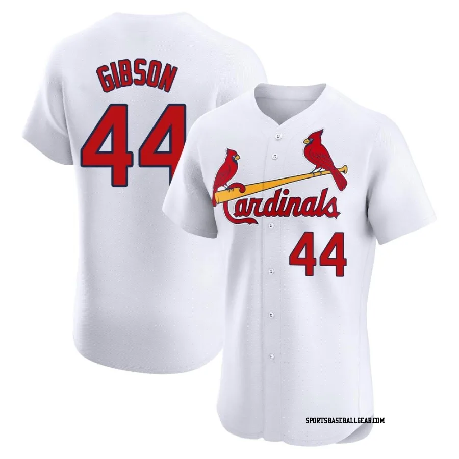 Kyle Gibson Men's St. Louis Cardinals White Elite Home Jersey