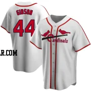 Kyle Gibson Men's St. Louis Cardinals White Home Cooperstown Collection Jersey