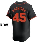 Kyle Harrison Men's San Francisco Giants Black Limited Alternate Jersey