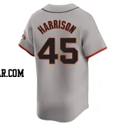 Kyle Harrison Men's San Francisco Giants Gray Limited Away Jersey