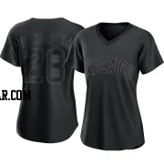 Kyle Hendricks Women's Chicago Cubs Black Authentic Pitch Fashion Jersey